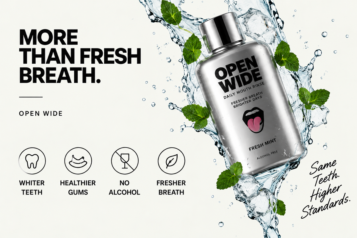 OPEN WIDE RINSE - MOUTHWASH