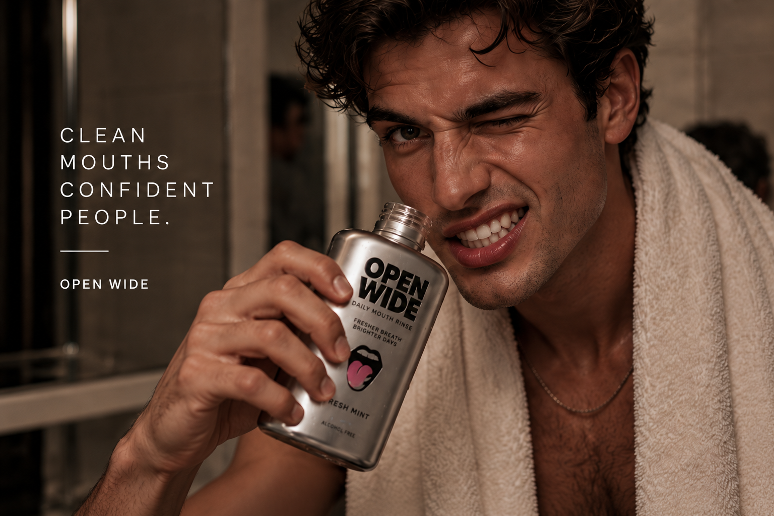 OPEN WIDE RINSE - MOUTHWASH